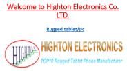 Rugged tablet pc -Highton Electronics Co