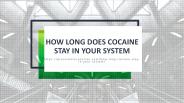 How Long Does Cocaine Stay in Your System