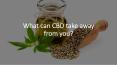What can CBD take away from you? PowerPoint PPT Presentation