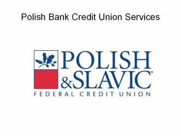 Polish Bank Credit Union New York
