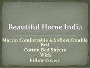 Martin double bedsheets with pillow covers (1)