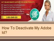 How To Deactivate My Adobe Id?