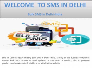 Best Bulk SMS Service in Delhi