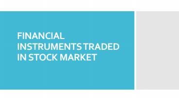 stock market institutes in delhi