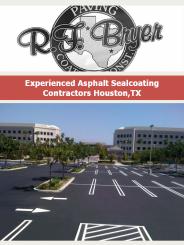 Experienced Asphalt Sealcoating Contractors Houston,TX