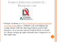 Fashion Designing Institute Delhi