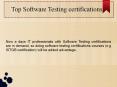 6 Top Software Testing Certifications in Demand | Best Courses PowerPoint PPT Presentation
