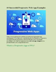 10 Successful Progressive Web App Examples