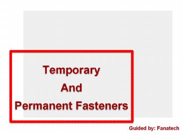PPT – Fasteners suppliers in Dubai (1) PowerPoint presentation | free ...