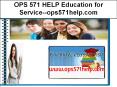 OPS 571 HELP Education for Service--ops571help.com PowerPoint PPT Presentation