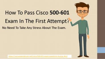 500-601 Exma Questions