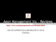 ((Aeon)) Management Inc - Velachery - ((Reviews)