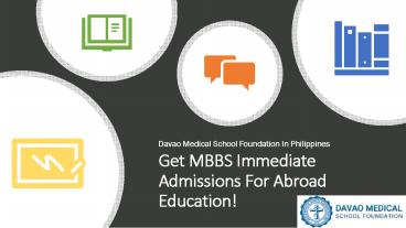 Get MBBS Immediate Admissions For Abroad Education! - Davao Medical