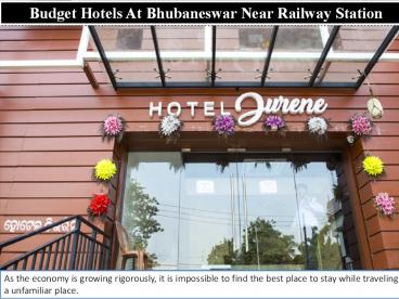 Budget Hotels At Bhubaneswar Near Railway Station