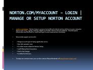 NORTON.COM/SETUP ACTIVATE NORTON ACCOUNT ONLINE