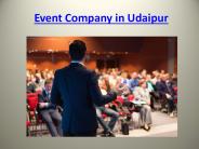 Event Company in Udaipur