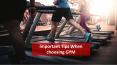 Important Tips When choosing GYM PowerPoint PPT Presentation