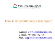 Printer Repair Dubai - Printer Repairing in Dubai,UAE