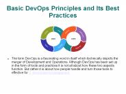 Basic DevOps Principles and Its Best Practices