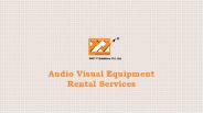 Audio-Visual Equipment On Rent (1)