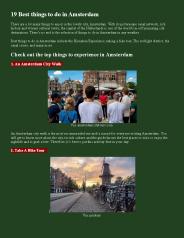 19 Best Things To Do In Amsterdam