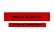 Antiques Melbourne