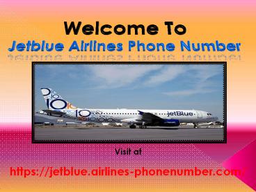 Jetblue Airline Phone Number