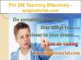PHI 208 Teaching Effectively--snaptutorial.com PowerPoint PPT Presentation
