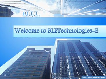 BLE Technologies-E | Best IT Company in India