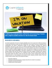 Streamlining Employee Leave Management Process with SharePoint based Solution