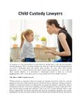 Child Custody Lawyers PowerPoint PPT Presentation