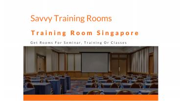 Get Your Seminar room more productive With New Ideas