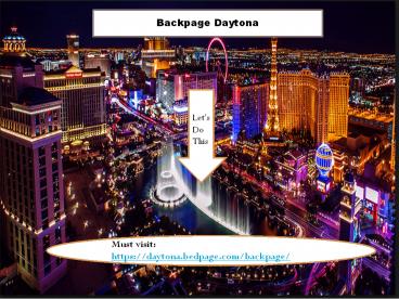 backpage daytona | back page daytona