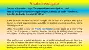 Private investigator