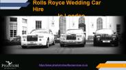 Rolls Royce Wedding Car Hire In London