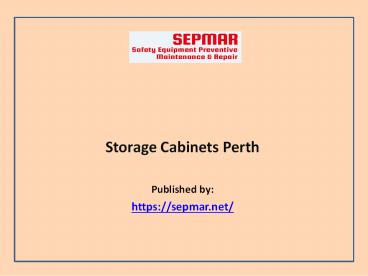 Storage Cabinets Perth
