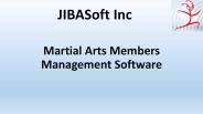Martial Arts Members Management Software