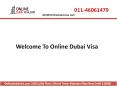 Online Dubai Tourist visa PowerPoint PPT Presentation