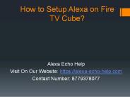 How to Setup Alexa on Fire Tv Cube