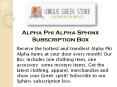 Alpha Phi Alpha Sphinx Subscription Box - uniquegreek.co PowerPoint PPT Presentation