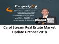 Carol Stream Real Estate Market Update October 2018