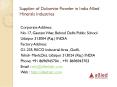 Supplier of Dolomite Powder in India Allied Minerals Industries PowerPoint PPT Presentation