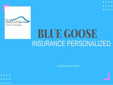 Best Medicare and Health Insurance Plans | Blue Goose Maine
