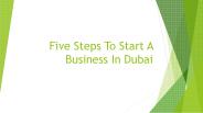 Five Steps To Start A Business In Dubai