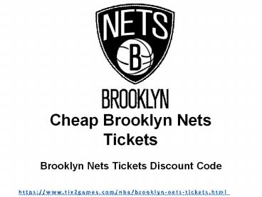 Brooklyn Nets Season Tickets