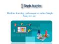 Machine learning python course online Simple Analytics Inc   PowerPoint PPT Presentation
