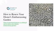 How to Renew Your Home’s Embarrassing Garden