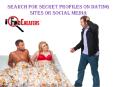 Search for secret profiles on dating sites or social media PowerPoint PPT Presentation