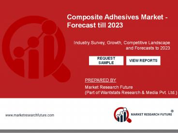 Composite Adhesives Market Report Analysis & Outlook 2018-2023