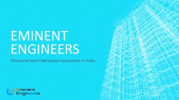 Structural steel fabrication companies In india